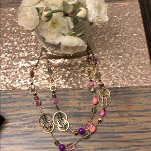 Armani Exchange long layering necklaces